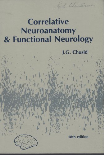 Correlative Neuroanatomy & Functional Neurology