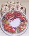 Gourmet Food : Scott's Cakes 1 lb. Linzer Cookies in a Classic Wreath Tin