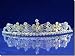 Bridal Wedding Tiara Crown With Gold Flowers 4652G5