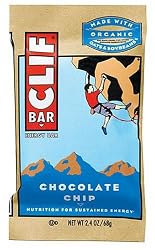 Clif Bar Energy Bar, Chocolate Chip, 2.4-Ounce Bars, 12 Count (Pack of 2)