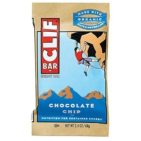 Clif Bar Energy Bars, Chocolate Chip, 2.4-Ounce Bars (Pack of 24)