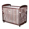 Alpha Mini Rocking Crib in Cherry Finish By Da Vinci Baby Furniture