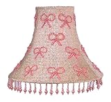 Pink Pearl Bows Medium Lamp Shade