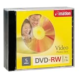 Imation - 5 x DVD-RW - 4.7 GB 4x - jewel case - storage media