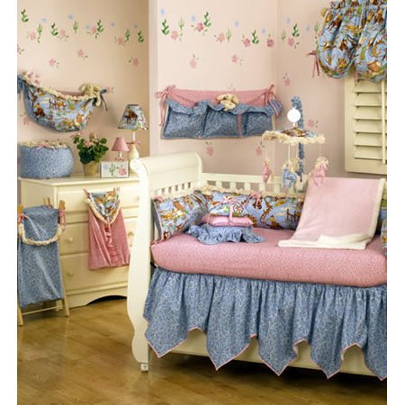 Cotton Tale Hey Cowgirl 4 Piece Crib Bedding Set