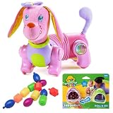 Tiny Love Follow Me Fiona with Fisher Price Snap Lock Beads and Crayola Beginnings Baby Roll and See Developmental Toy Bundle