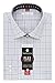 Van Heusen Men's Flex Collar Regular Fit Plaid Spread Collar Dress Shirt