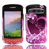 MetroPCS Samsung Admire Accessory - Lovely Heart & Flower Designer Protecti ....