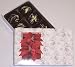 Scott's Cakes Dark and White Chocolate Truffles 1/2 Pound Poinsettia Box