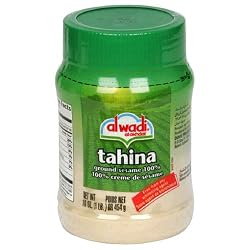 Al Wadi Tahina, 100% Ground Sesame, 16-Ounce Jars (Pack of 6)