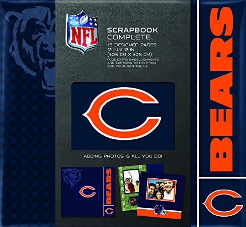 CR Gibson Tapestry Complete Scrapbook Kit, Chicago Bears