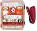 First Aid Kit With Hard Case- 326 pcs- First Aid Complete Care Kit - Exceeds OSHA & ANSI Guidelines - Ideal for the Workplace - Disaster Preparedness (Color Red)
