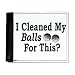 Artsmith, Inc. Men's Wallet Billfold Golf Humor I Cleaned My Balls For This Artsmith, Inc. Men's Wallet Billfold Golf Humor I Cleaned My Balls For This