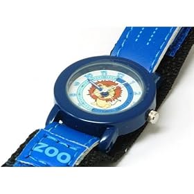 Reflex-KID - 0068 - Montre �ducative pour Enfant Bleue Illustr�e avec un Lion