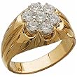 Men's Cluster Diamond Ring
