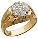 Men's Cluster Diamond Ring