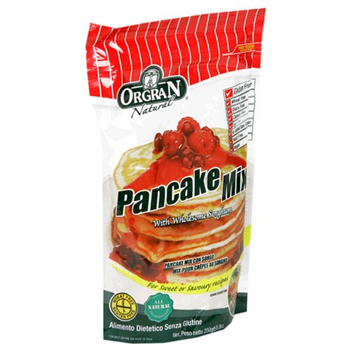 OrgraN Pancake Mix, Plain, 8.8-Ounce Packages (Pack of 8)