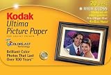 Kodak 8084931 Ultima Picture Paper, High Gloss, 4inx6in, 20 Sheets