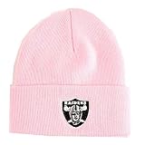 Oakland Raiders Pink Cuffed Beanie