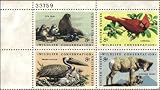 1972 WILDLIFE CONSERVATION #1467a Plate Block of 4 x 8 cents US Postage Stamps