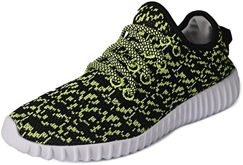 GraceLady Lightweight Unisex Sneakers Running Breathable Athletic Sports Shoes£¬Green£¬9.5 B(M)US Women/9 D(M)US Men