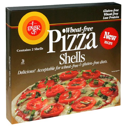 Ener-G Foods Rice Pizza Shells, 10 inches, 12.7-Ounce Boxes (Pack of 5)