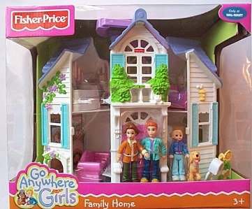 Childrens Toyshop  Toys : Fisher-Price Go Anywhere Girls House