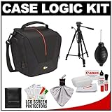 Case Logic DCB-307 Digital SLR Camera Case Shoulder Bag (Black) with Deluxe ....