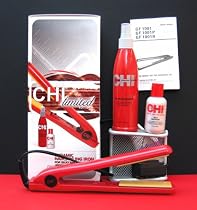 CHI Special Limited Edition RED Ceramic Flat Iron with FREE Gifts