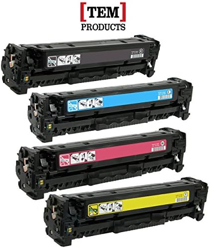 TEM Products © High Quality Compatible Replacement Toner Cartridge Set for HP CE410A, CE411A,CE412A,CE413A HP 305A Toner Set (Black, Cyan, Yellow, Magenta) for use with HP LaserJet Pro 300 Color MFP M375nw, LaserJet Pro 400 Color M451dn, LaserJet Pro 400 Color M451dw, LaserJet Pro 400 Color MFP M451nw, LaserJet Pro 400 Color MFP M475dn, LaserJet Pro 400 Color MFP M475dw Printers