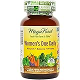MegaFood - Women's One Daily, Supports Healthy Emotional Balance & Stress Response, 90 Tablets (Premium Packaging)