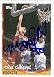Matt Bullard autographed Basketball Card (Houston Rockets) 1993 Upper Deck #99