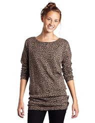 BB Dakota Women's Sydney Animal Print Knit Sweater
