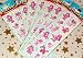 1 Doz Pink Poodles Stickers 144 Stickers Party Favors