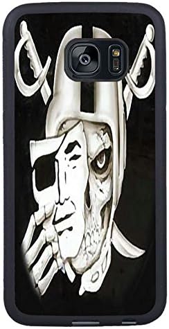Samsung Galaxy S7 Edge Raiders Skull Logo Black Shell Case,Newest Design