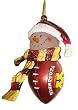 2.75" NCAA Minnesota Golden Gophers Football Striped Snowman Christmas Ornament