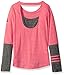 adidas Girls' 3s Stylz Triblend Long Sleeve Top