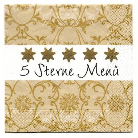 Servietten 5 Sterne