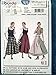 Burda Dirndl Dress Robe Folklore Sewing Pattern 7870