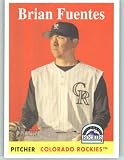 2007 Topps Heritage #427 Brian Fuentes - Colorado Rockies (Baseball Cards)