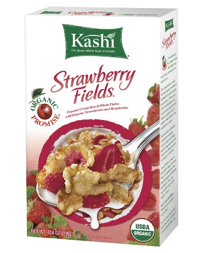 Kashi Organic Promise Strawberry Fields Cereal, 10.4-Ounce Boxes (Pack of 4)