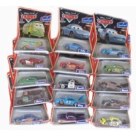 Disney Pixar Cars 15 Different Die Cast Cars Assortment with Mater by