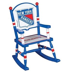 National Hockey Leaguetm New York Rangers Rocking Chair by