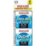 Maxell 8cm DVD-R/RW Camcorder - 6 Pack DVD-R + 2 Pack DVD-RW