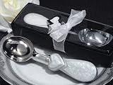 Elegant Epoxy Heart Design Ice Cream Scoop