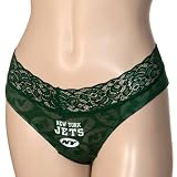 NCAA New York Jets Womens BII Lace Trim Panties - Green (X-Large)