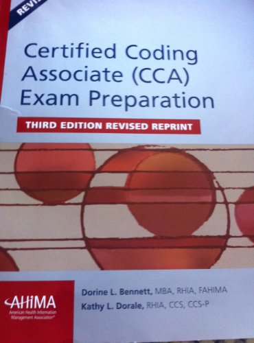 Certified Coding Associate (CCA) Exam Preparation