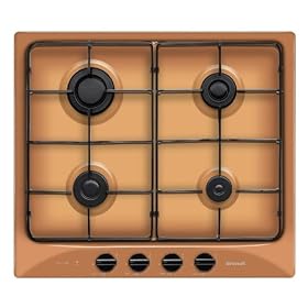 Brandt - TE 1016 F - Table de Cuisson Gaz - 59 cm - Sable Dor� Brillant