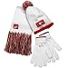 Nike Georgia Bulldogs Ladies White-Red Beanie, Scarf & Glove Winter Set