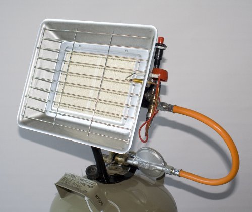 Gasheizstrahler Gasheizer 4,2 kw mit Piezo und Zündsicherung